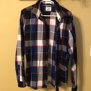 Express Plaid Dress Shirt